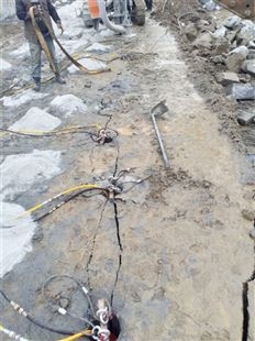 地基开挖破裂石头静态设备