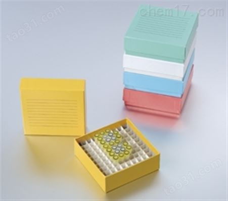 巴罗克Biologix 2英寸100格彩色膜纸冻存盒