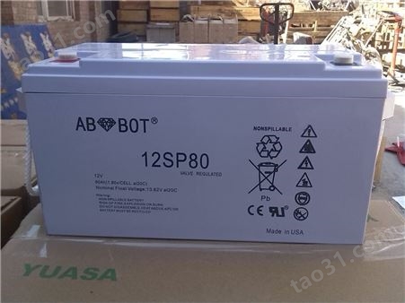 艾博特蓄电池6-FM-38 12V38AH安全系统