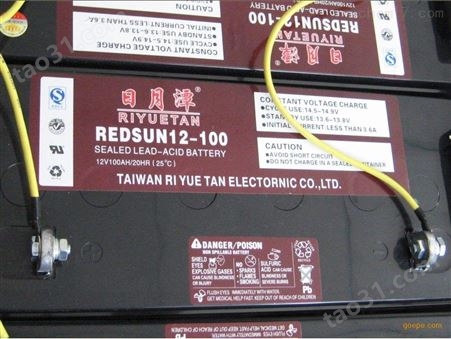 日月潭蓄电池12V100AH通信电源
