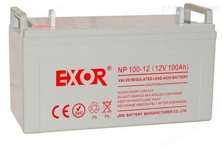 EXOR埃索蓄电池12V24AH尺寸价格