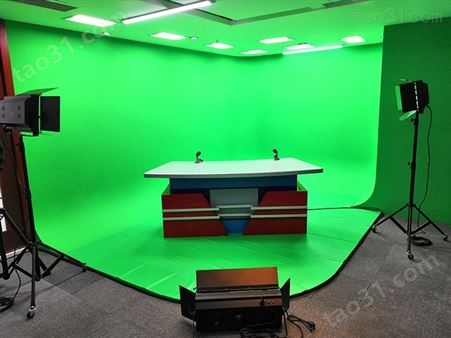 小型虚拟演播室搭建 校园电视台 承建全国中小学校园电视台建设