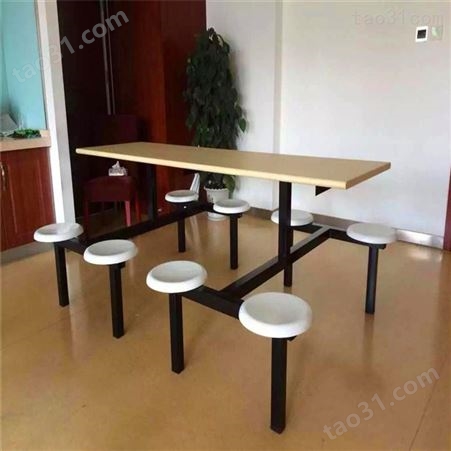 山西朔州学校餐厅餐桌椅玻璃钢食堂餐厅桌椅现货