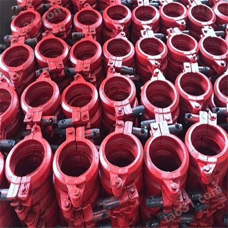 鸣瑞直销 混凝土泵车管卡 高低压 快速管卡型号种类齐全 物优价廉可定制
