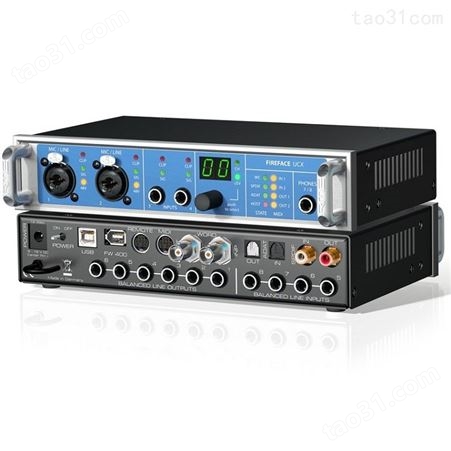 信赛思RME FireFace UCX USB专业录音配音直播声卡高性能编曲音频接口