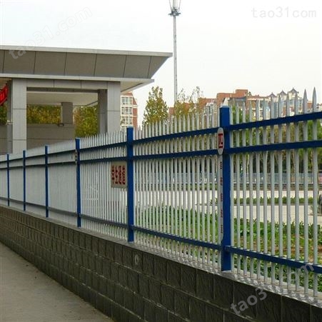 优质锌钢护栏 三横梁锌钢小区围栏 A型锌钢护栏