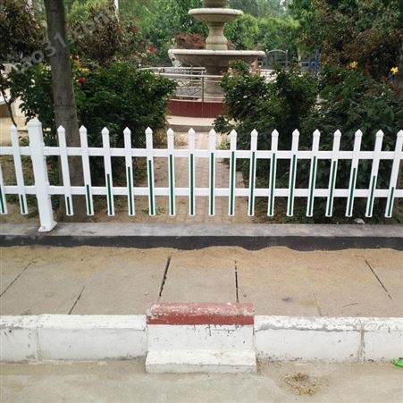 pvc草坪护栏 草坪围栏 pvc塑钢花园栅栏