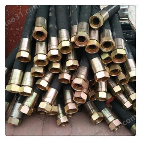 焜烨厂家生产 高压支护胶管 混凝土泵车胶管 高压钢丝编织蒸汽胶管