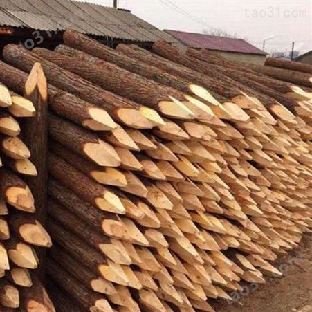 胜洁木业 2米杉木桩施工 杉木桩尺寸