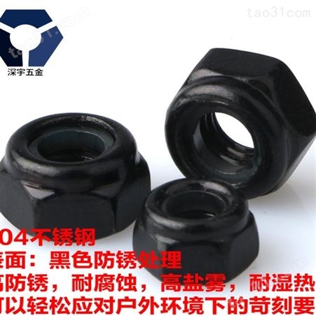 天津黑色不锈钢螺母品质保障 耐腐蚀达克罗 不锈钢标准