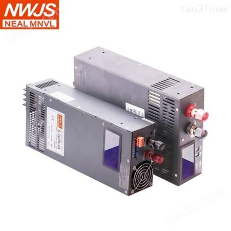 明伟NES/S-350W400-24v15a工业5V监控12v变压器直流开关电源盒48v