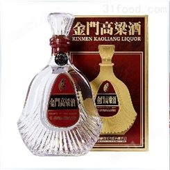 中国台湾58度金门823纪念酒红盒扁瓶600毫升
