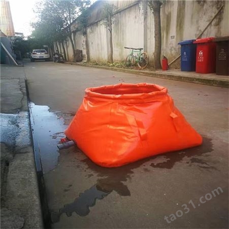 化工污水废水收集袋KJ-16可折叠下水道阻流袋下水道污水收集袋