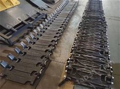 适用于钢厂施工用装载机防滑链 轮胎保护履带 防滑履带板