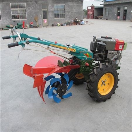 小型手扶拖拉机 多功能农用耕地机 开沟除草收获播种犁地机