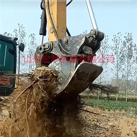 多种型号树墩挖拔器 快速挖掘树根机 简单实用