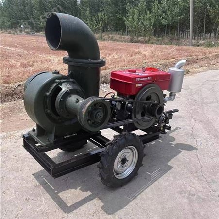 高压3寸双叶轮喷灌泵 4寸6寸防汛抽水机 应急排水排涝泵
