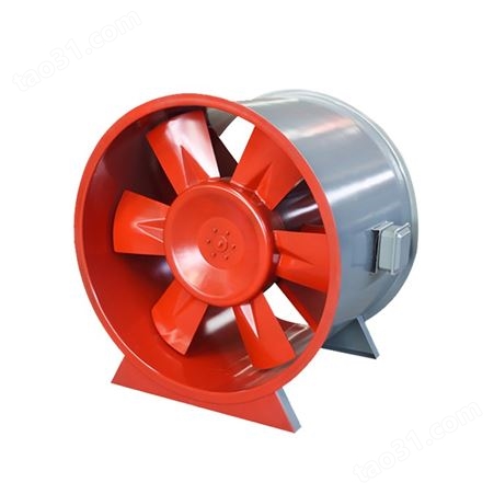 瑞克斯 空调消防排烟风机 轴流式HTF高温双速碳钢材质 欢迎定制