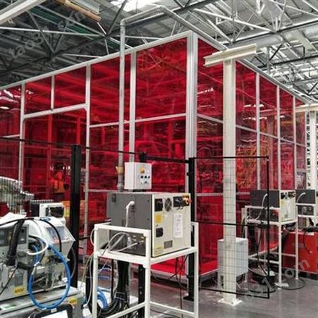 上海晟力加工定制各种铝型材展示柜自动化设备机械设备防护罩框架定制