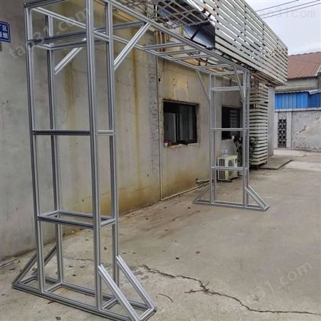 工业铝型材机器人工作站铝合金框架围栏根据客户尺寸要求图纸设计
