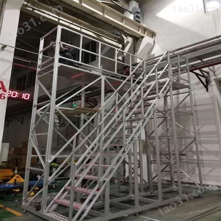 江西铝合金踏台 工业踏步梯 脚踏梯 仓库货梯 飞机登高梯