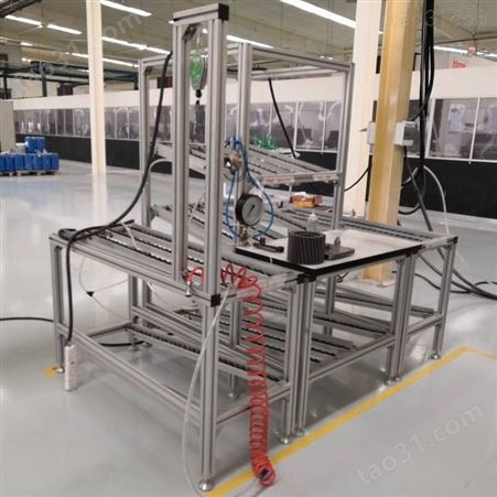 铝型材框架工作台工业围栏图纸非标自动化防护罩4080工业踏步平台