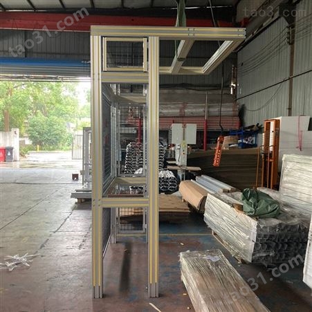 流水线机器人安全防护围栏―上海工厂车间安全围栏隔离网