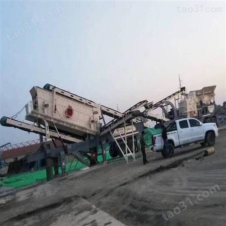 山东厂家供应建筑垃圾破碎站 移动式颚式破碎机