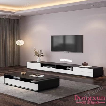 A-888大小户型客厅家具现代简约北欧电视柜茶几组合套装轻奢TV电视机柜定做