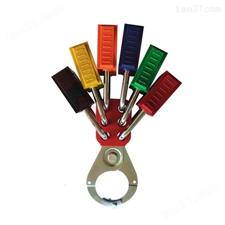 铂铒盾PATRON 安全挂锁上锁挂牌锁具11212橙色不同花钥匙塑料锁体