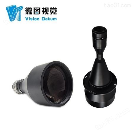 杭州微图视觉工业镜头远心镜头BTL-0.076X-300-23(LM)针脚测量手机屏幕划伤检测S
